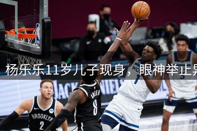杨乐乐11岁儿子现身，眼神举止异常引热议，网友建议汪涵练小号